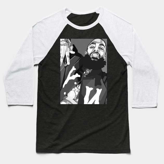 Nipsey Hussle Baseball T-Shirt by Creativedy Stuff